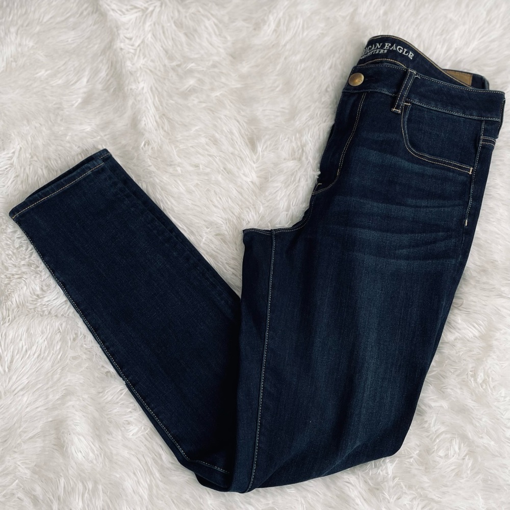 SZ 12 LONG AMERICAN EAGLE HI RISE JEGGINGS